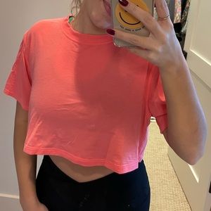 all yours cropped tee